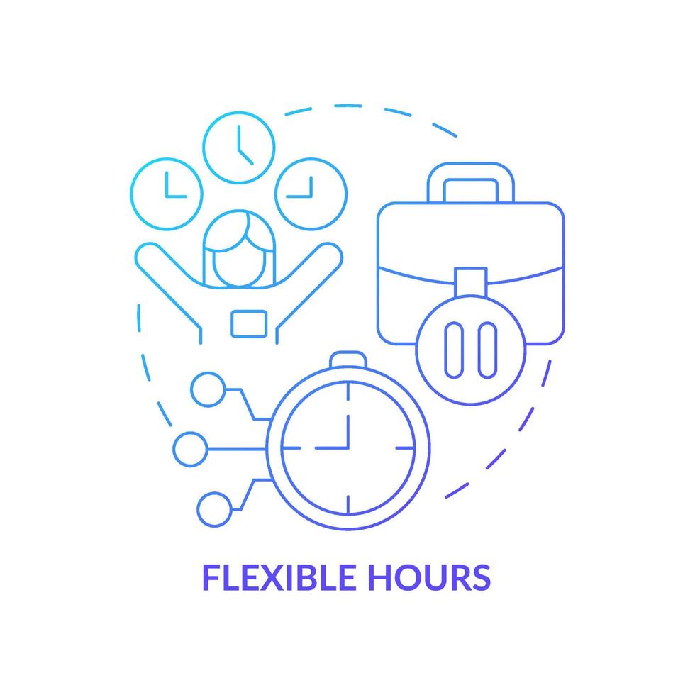 Flexible scheduling icon